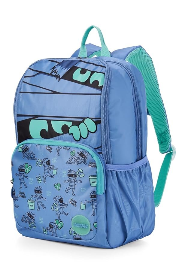 Blue Backpack for 4 to 6 Years Kids. Ergonomically Designed.