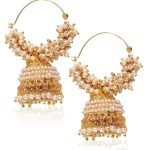 Gold Plated Pearl Jhumka/Jhumki Earings for Women Traditional Earrings for Girls