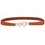 Fabric Waist Belt for Women Dresses Elegant Design Stretchy Slim Ladies Belt for Saree Girls Jeans - Free Size (LD001)