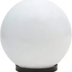 Polycarbonate Unbreakable Doom Globe Round Shaped Light for Home Garden Poles and Pillars