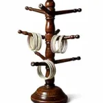 Wooden Designer Bangle Stand for Women | Multi-Tier Elegant Bracelet, Kada & Jewelry Organizer | Stylish Handcrafted Holder & Display Storage Rack for Home & Gifting