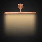 12 Watt 3 in 1 Warm White,White.Natural White Light Led Display Adjustable up n Down Curve Flexible Neck Wall Lamp Picture Mirror Spot Focus Light Three in one Body Color (12WATT Rose Gold)