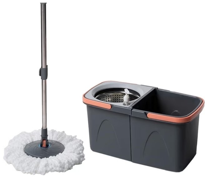 Bucket spin mop