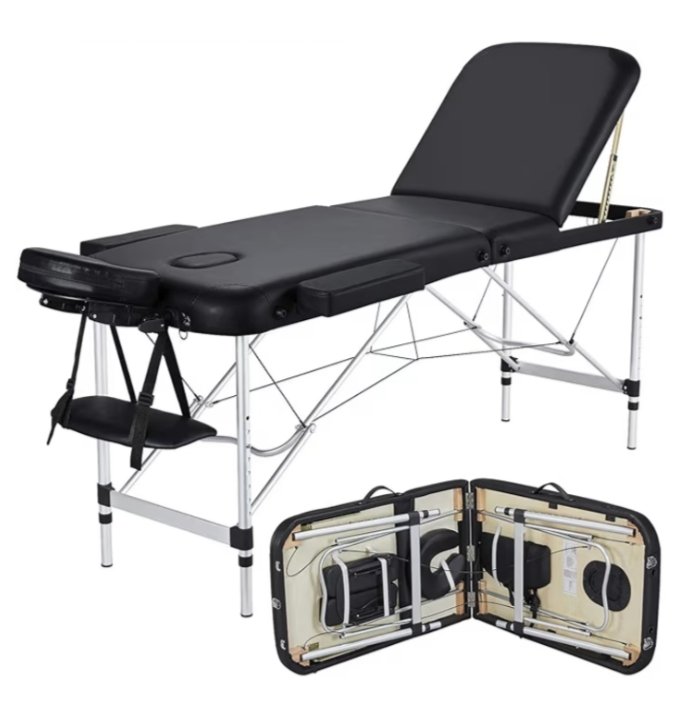 Portable massage bed