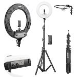 Ring light with stand