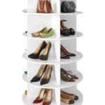 5- TierTwist Rotating Organizer Tower | 360° Swivel Multi-Purpose Storage Rack for Shoes, Makeup, Skincare, Pantry Items | Shoes Rack | Space-Saving Organizer for Home & Office