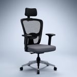 Ergonomic Office Chair for Work | 5 Year Warranty | New & Improved Moulded Foam Seat | Multi-Lock Auto Weight Sync Recline |8+ hours of comfort| Black and Grey